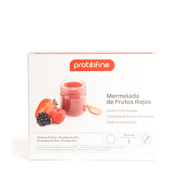 Confiture aux fruits rouges
