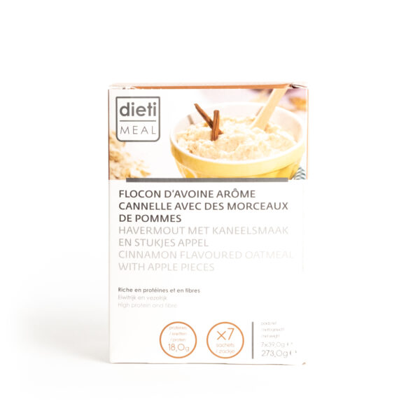 Flocons d'avoine pomme-cannelle