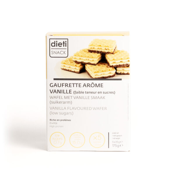 Gaufrettes fourrées vanille