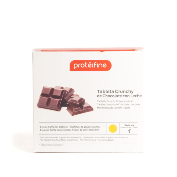 Tablette crunchy chocolat au lait